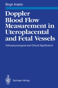 Cover: Doppler Blood Flow Measurement in Uteroplacental and Fetal Vessels - Springer