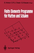 Cover: Finite Elemente Programme f&uuml;r Platten und Schalen - Springer
