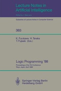 Cover: Logic Programming '88 - Springer