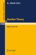 Cover: Number Theory, Madras 1987 - Springer