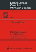 Cover: Stochastic Systems and Optimization - Springer