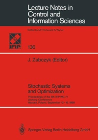 Enlarge image Cover: Stochastic Systems and Optimization - Springer
