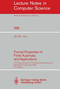 Abbildung von: Formal Properties of Finite Automata and Applications - Springer