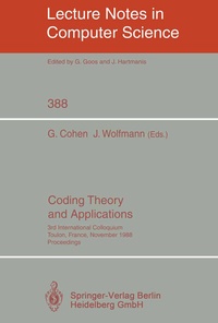 Abbildung von: Coding Theory and Applications - Springer