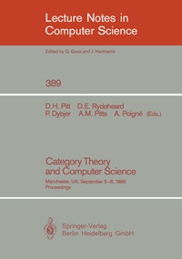 Enlarge image Cover: Category Theory and Computer Science - Springer