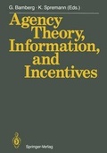 Cover: Agency Theory, Information, and Incentives - Springer