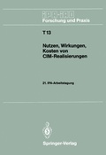 Cover: Nutzen, Wirkungen, Kosten von CIM-Realisierungen - Springer