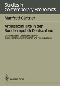 Abbildung von: Arbeitskonflikte in der Bundesrepublik Deutschland - Springer