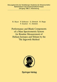 Enlarge image Cover: Performance and Blank Components of a Mass Spectrometric System for Routine Measurement of Helium Isotopes and Tritium by the 3He Ingrowth Method - Springer