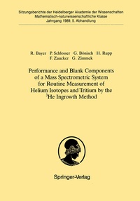 Enlarge image Cover: Performance and Blank Components of a Mass Spectrometric System for Routine Measurement of Helium Isotopes and Tritium by the 3He Ingrowth Method - Springer