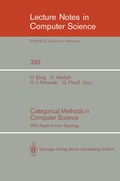 Cover: Categorical Methods in Computer Science - Springer