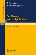 Cover: Set Theory and its Applications - Springer