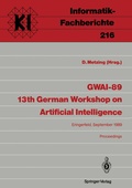 Cover: GWAI-89 13th German Workshop on Artificial Intelligence - Springer