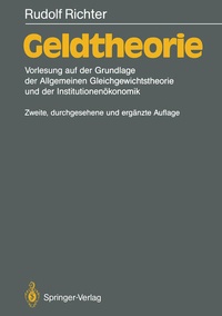 Enlarge image Cover: Geldtheorie - Springer