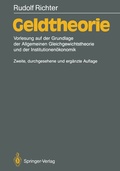 Cover: Geldtheorie - Springer