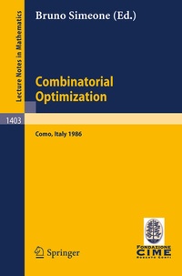 Enlarge image Cover: Combinatorial Optimization - Springer