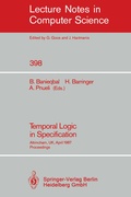Cover: Temporal Logic in Specification - Springer