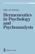 Bild: Hermeneutics in Psychology and Psychoanalysis - Springer