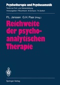 Cover: Reichweite der psychoanalytischen Therapie - Springer