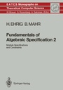 Cover: Fundamentals of Algebraic Specification 2 - Springer