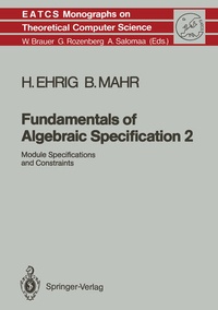 Enlarge image Cover: Fundamentals of Algebraic Specification 2 - Springer