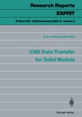 Cover: CAD Data Transfer for Solid Models - Springer