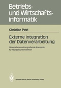 Cover: Externe Integration der Datenverarbeitung - Springer