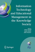 Cover: Information Technology and Educational Management in the Knowledge Society - Springer