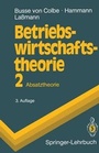 Cover: Betriebswirtschaftstheorie - Springer