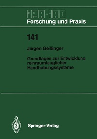 Abbildung von: Grundlagen zur Entwicklung reinraumtauglicher Handhabungssysteme - Springer