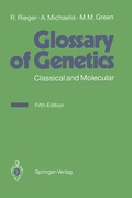 Cover: Glossary of Genetics - Springer