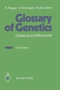Cover: Glossary of Genetics - Springer