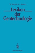 Cover: LEXIKON der Gentechnologie - Springer