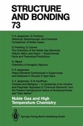 Cover: Noble Gas and High Temperature Chemistry - Springer
