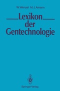Cover: LEXIKON der Gentechnologie - Springer