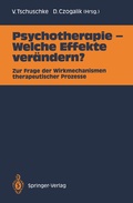 Cover: Psychotherapie - Welche Effekte ver&auml;ndern? - Springer