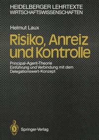 Abbildung von: Risiko, Anreiz und Kontrolle - Springer