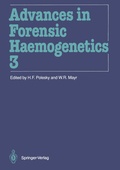 Cover: Advances in Forensic Haemogenetics - Springer