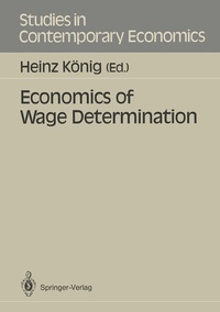 Enlarge image Cover: Economics of Wage Determination - Springer