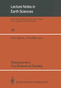 Cover: Developments in Four-Dimensional Geodesy - Springer