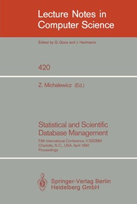 Abbildung von: Statistical and Scientific Database Management - Springer