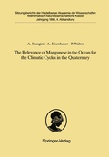 Cover: The Relevance of Manganese in the Ocean for the Climatic Cycles in the Quaternary - Springer