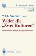 Cover: Wider die "Zwei Kulturen" - Springer
