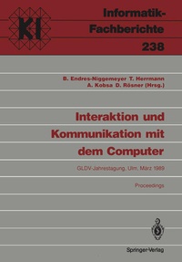 Enlarge image Cover: Interaktion und Kommunikation mit dem Computer - Springer