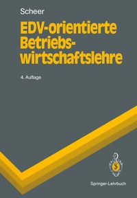 Abbildung von: EDV-orientierte Betriebswirtschaftslehre - Springer