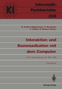 Cover: Interaktion und Kommunikation mit dem Computer - Springer