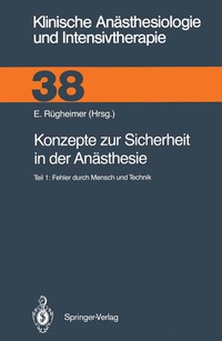 Abbildung von: Konzepte zur Sicherheit in der Anästhesie - Springer