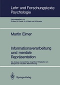 Cover: Informationsverarbeitung und mentale Repr&auml;sentation - Springer