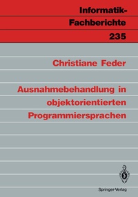 Abbildung von: Ausnahmebehandlung in objektorientierten Programmiersprachen - Springer