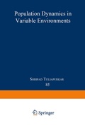 Cover: Population Dynamics in Variable Environments - Springer